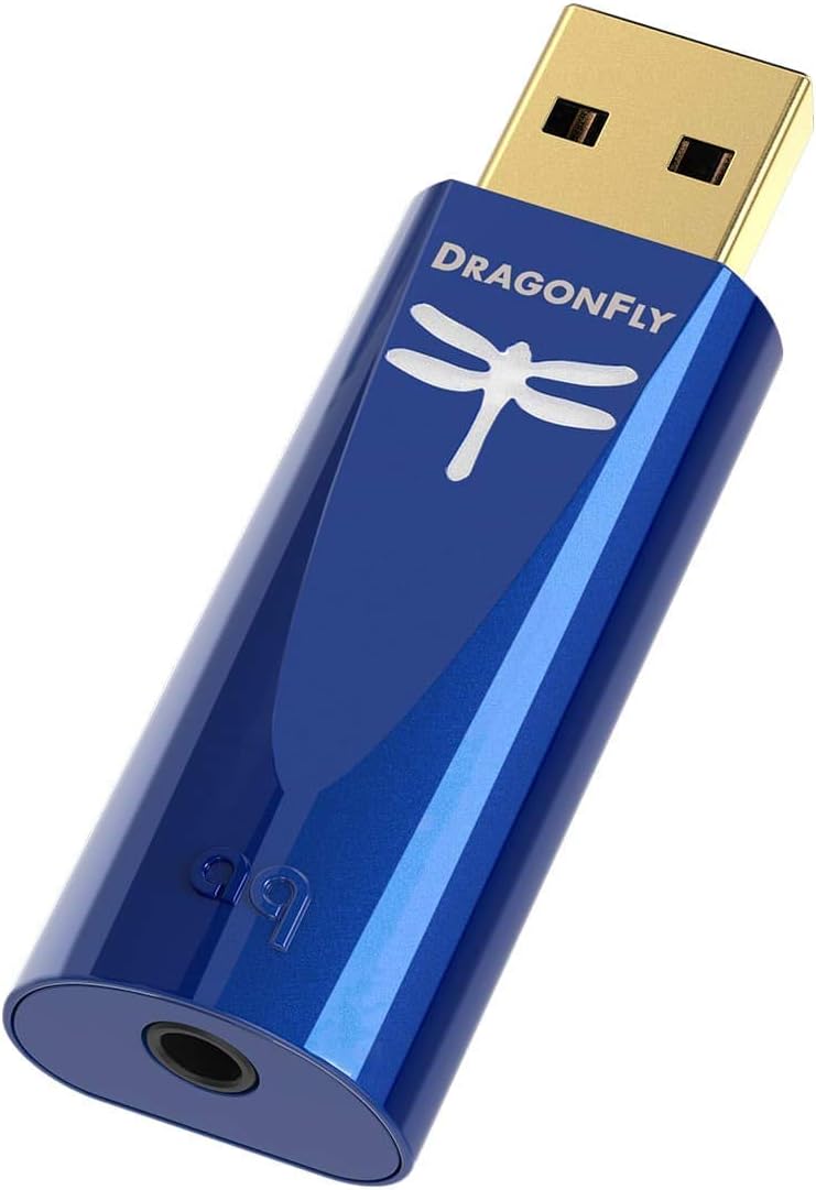 Audioquest Dragonfly Cobalt USB Stick DAC Bundle with DragonTail USB-A Female to Micro USB Male