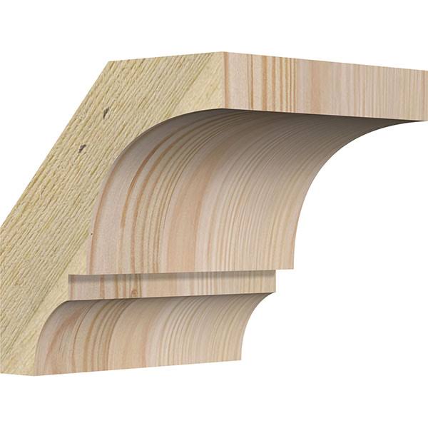 6x22W x 6x22D x 6x22H Balboa Rough Sawn Brace, Douglas Fir