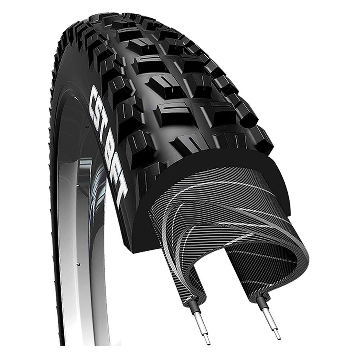 Cst Premium BFT+ Bicycle Tire - 20 x 4.0 - Black - TB35938000