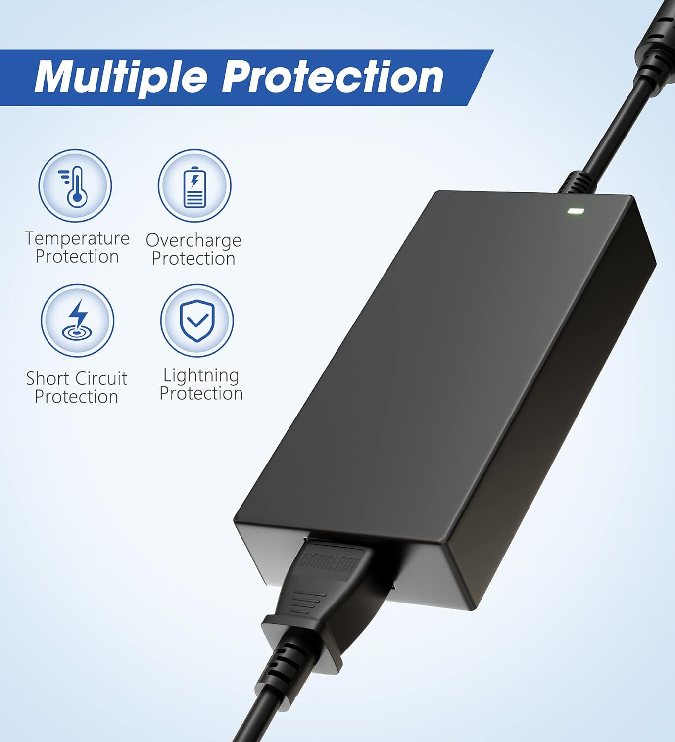 180W Charger for MSI Gaming GE75 GP75 GL75 PE72 GE73 GP73 GL73 GE65 GE63 GP65 GP63 GL65 GL63 WT70 WE75 WE65 WE73 WE63 PE62 GE73VR GE63VR Raider MSI Laptop Charger 180W AC Adapter Power Supply Cord Pack of 2