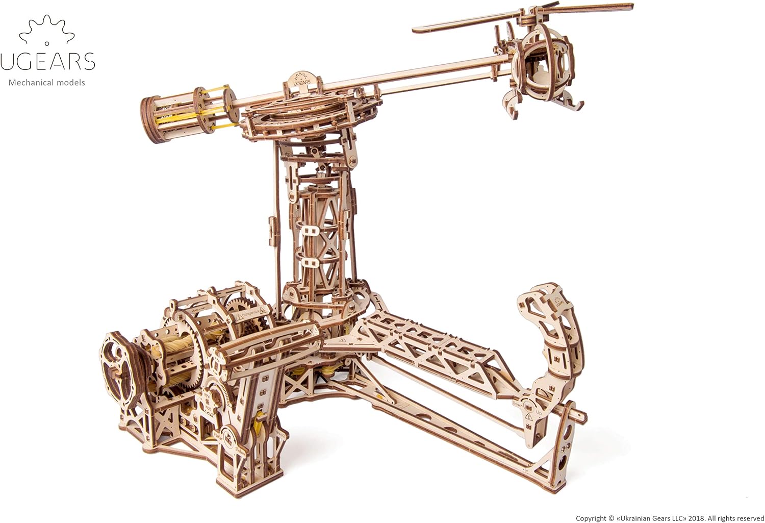 UGEARS 3D Puzzles for Adults Aviator Mechanical Models Wooden Puzzle Brain Teaser Construction Craft Kits for Adults DIY Puzzle Learning Toys for Kids Eco Friendly Woodcraft Building Set Pack of 2