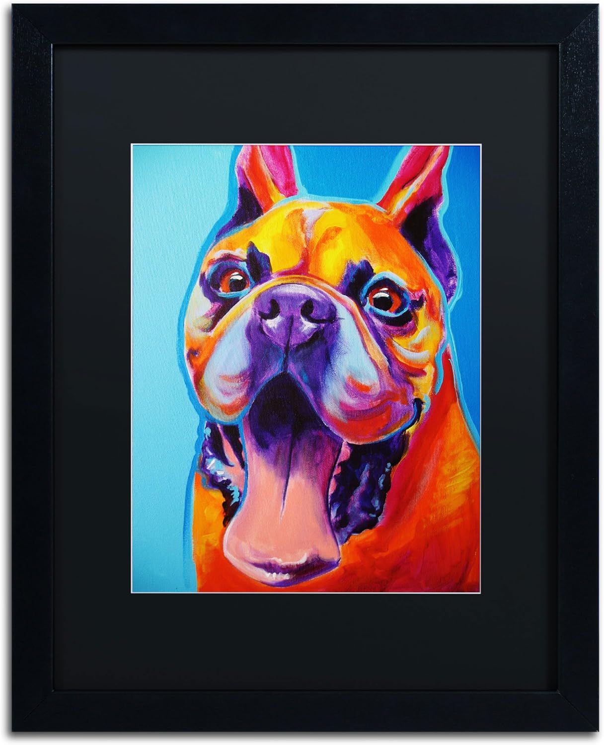 Tyson Artwork by DawgArt Frame, 16 by 20-Inch, Black Pack of 2
