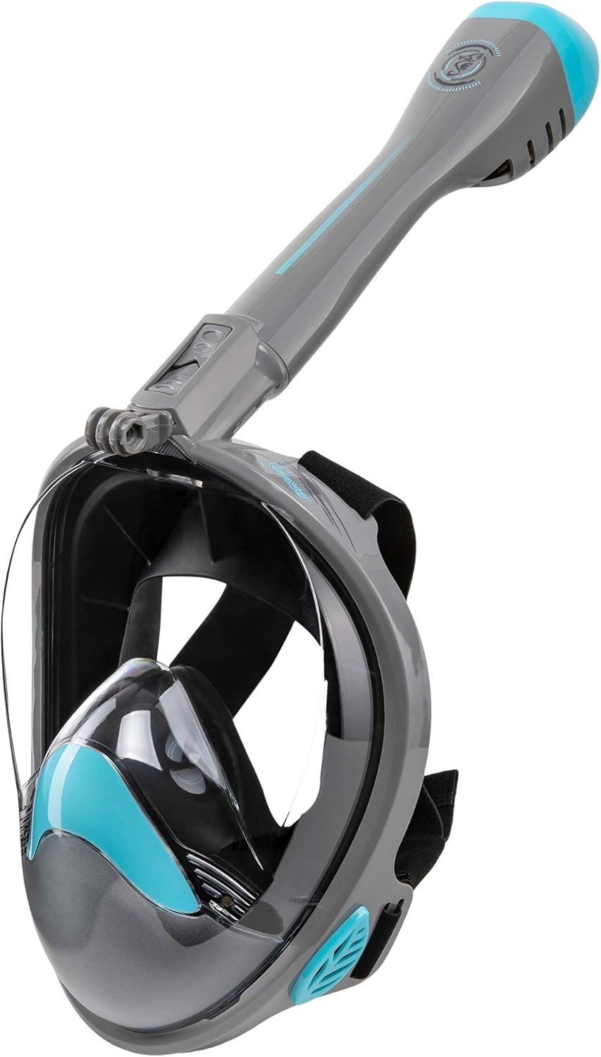 Seavenger Nautilus Full Face Snorkel Mask with New Breathing System Pack of 2