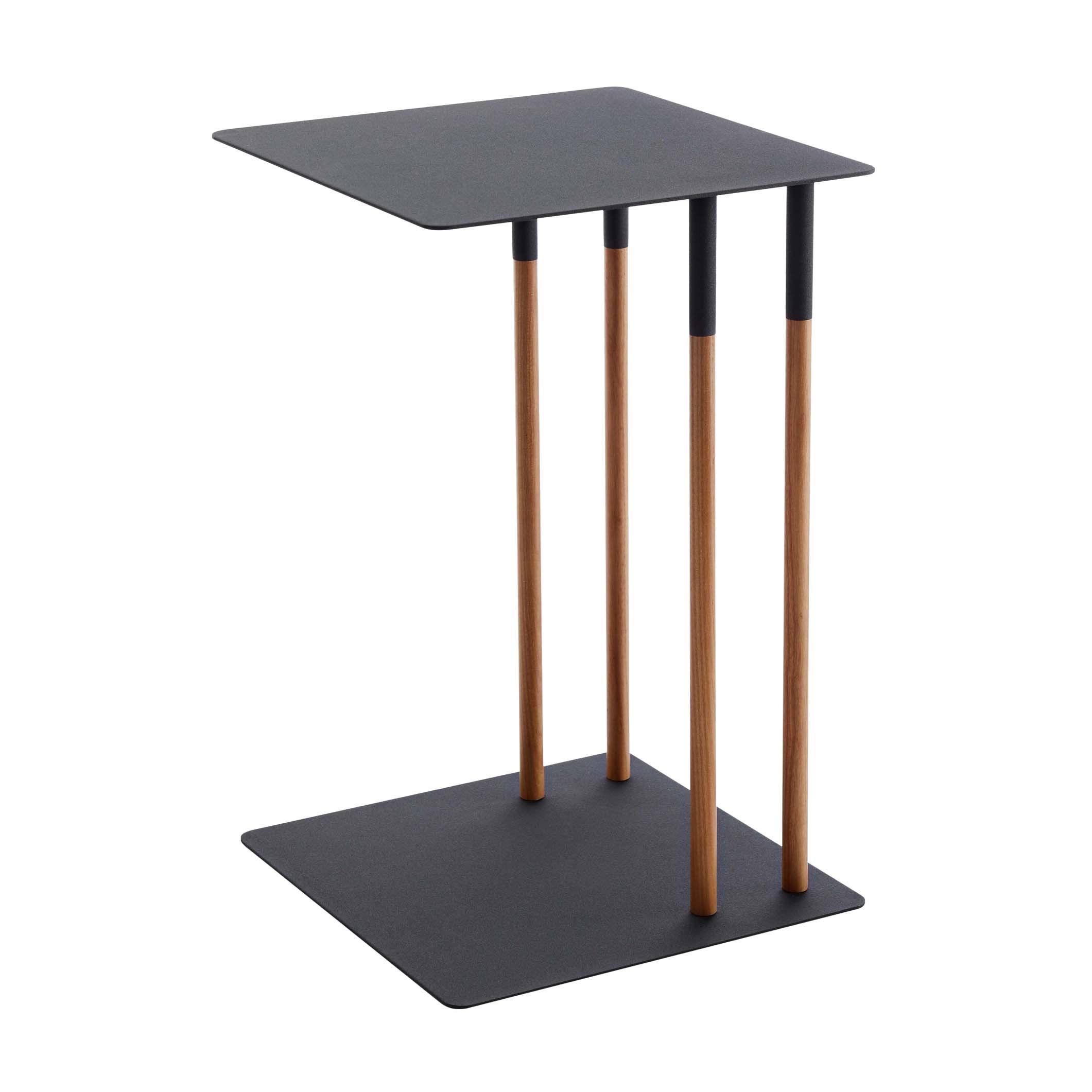 Yamazaki Home Plain Sliding Side Table - Black