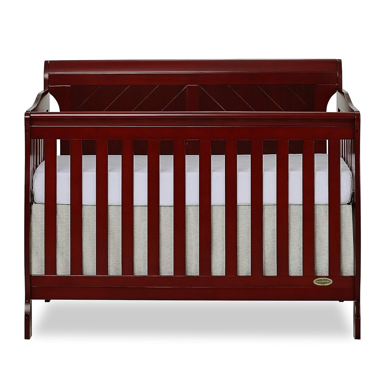 The Dream On Me Chesapeake 5-in-1 Convertible Crib, Platinum & Navy, Full Size Crib, 53.5x41x30 Inch (Pack of 1)