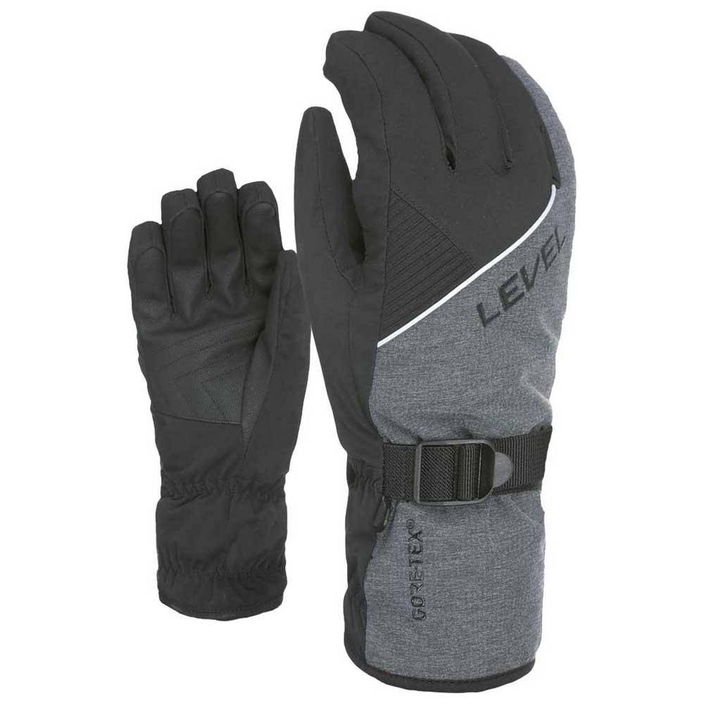 Level Trouper GORE-TEX Black Grey Gloves - 8
