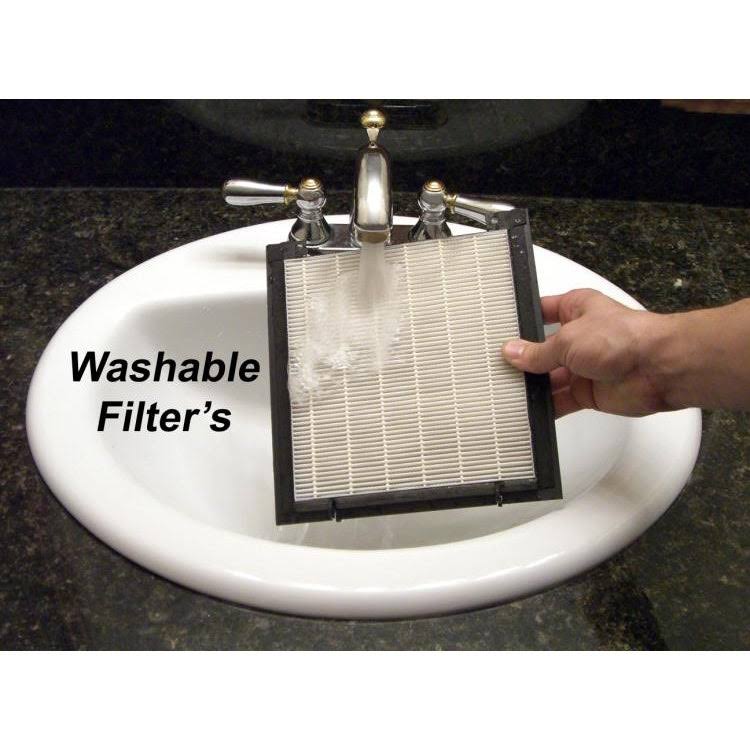 New Comfort 6 Stage UV HEPA Ozone Air Purifier with REMOTE; Black