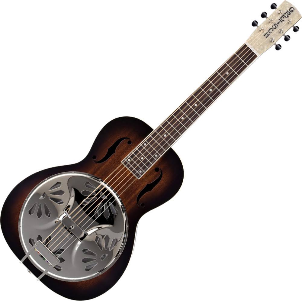 Gretsch G9230 Bobtail Square Neck Acoustic-Electric Resonator Guitar, 2 Color Sunburst