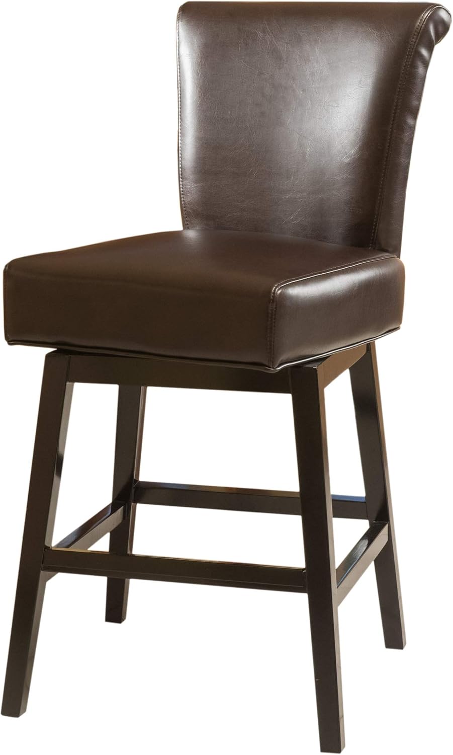 Christopher Knight Home Tracy Swivel Counterstool, Brown