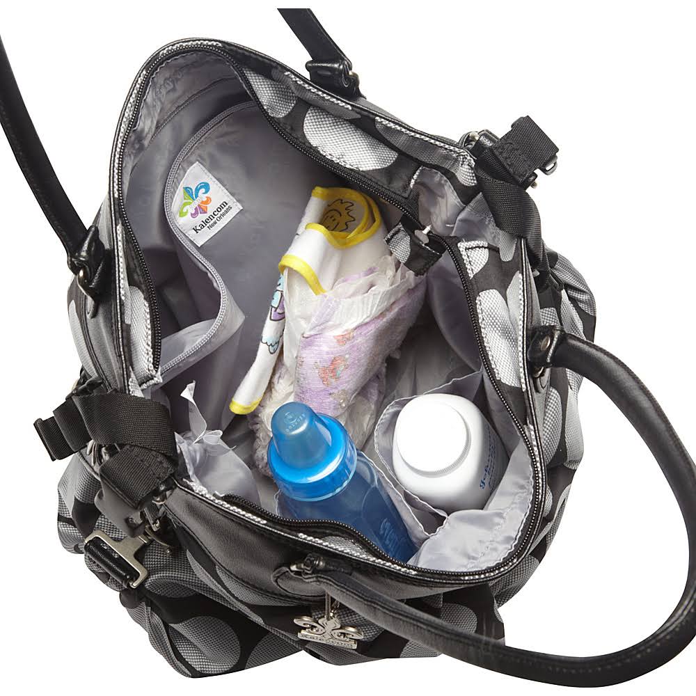 Kalencom Black u0026 Cream Tiger City Slick on The Wild Side Diaper Bag