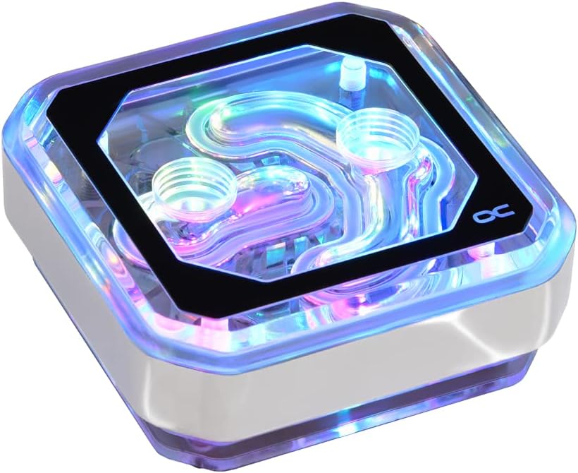 Alphacool 12947 Eisblock XPX Aurora - Plexi Chrome Digital RGB Water Cooling CPU - Water Blocks