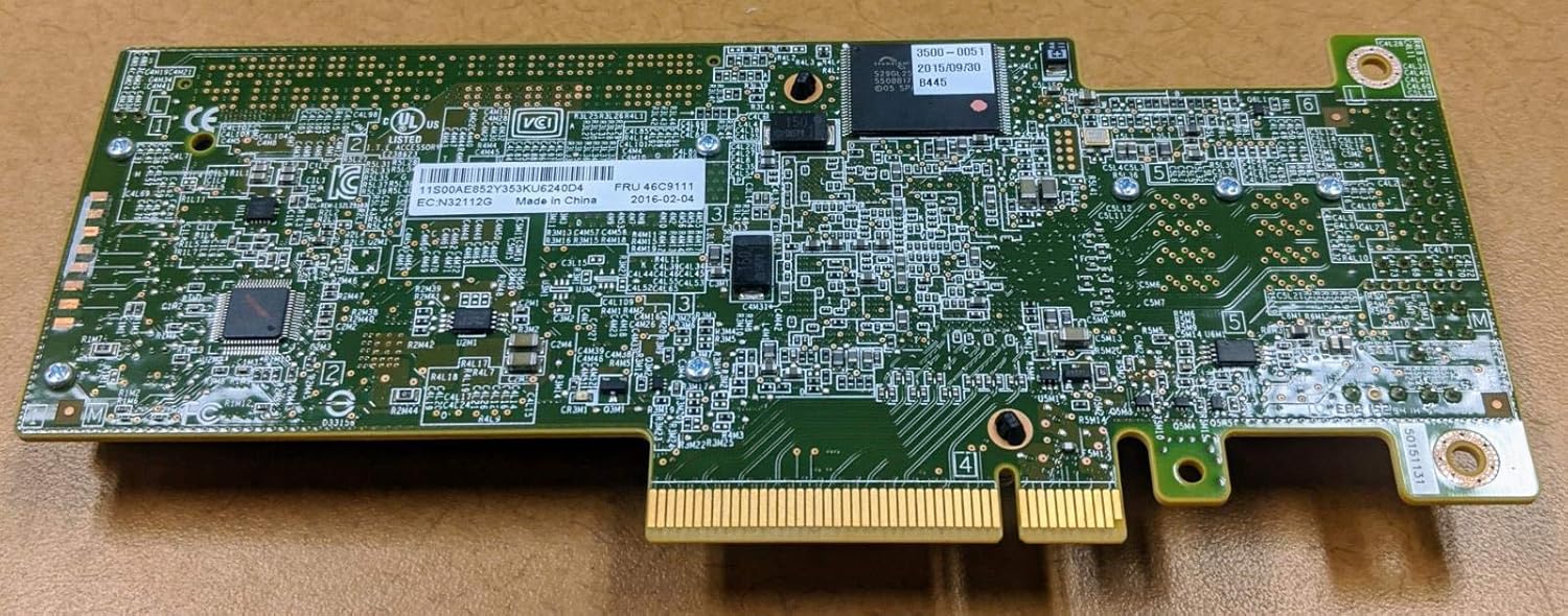 IBM 46C9111 ServeRAID M5210 SAS/SATA Controller 46C9111-NO Bracket IBM SERVERAID M5210 SAS/SATA 12GB/S RAID ON CHIP