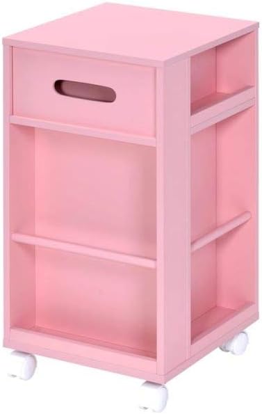 Pumpumly Acme Nariah Storage Cart, Pink 97218