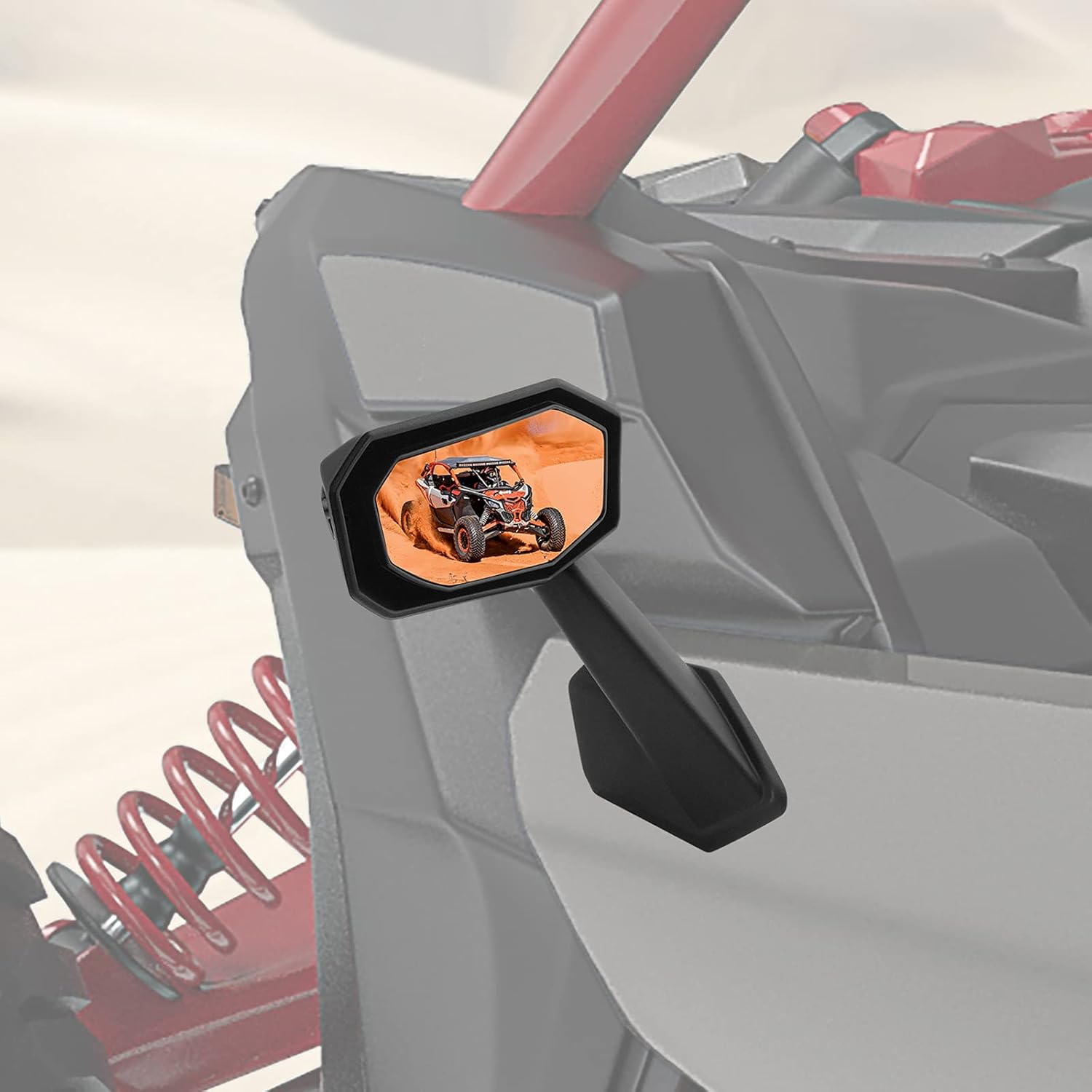 Maverick X3 Mirrors, Kemimoto X3 Side Door Mirrors Compatible with Can-Am Maverick X3/ X3 MAX 2022-2017 Adjustable Folding Rear View Convex X3 Side Mirrors Replace #715004236