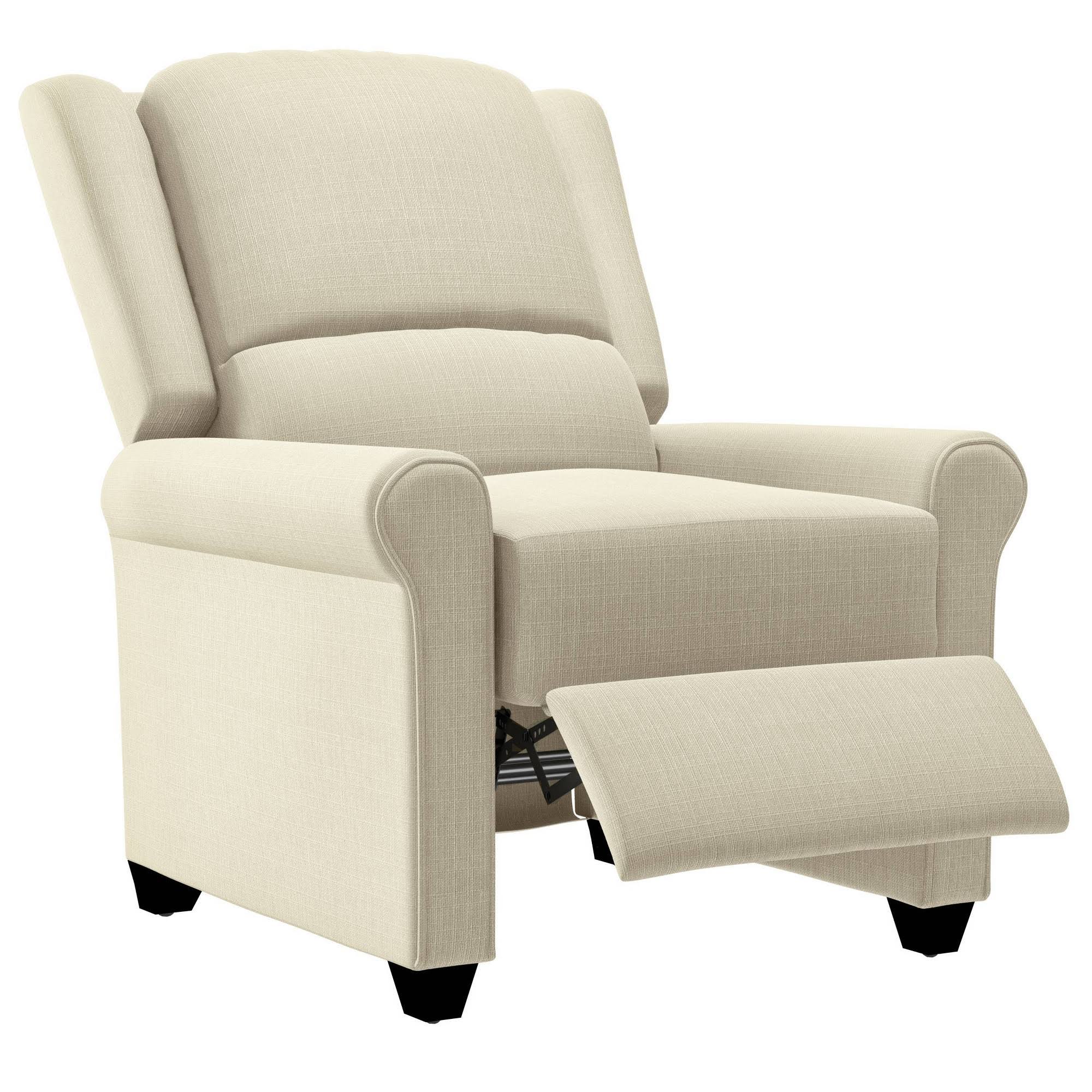 ProLounger Round Arm Push Back Recliner - Beige