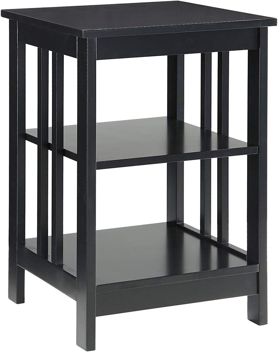 Convenience Concepts Mission End Table, Driftwood/White Pack of 2