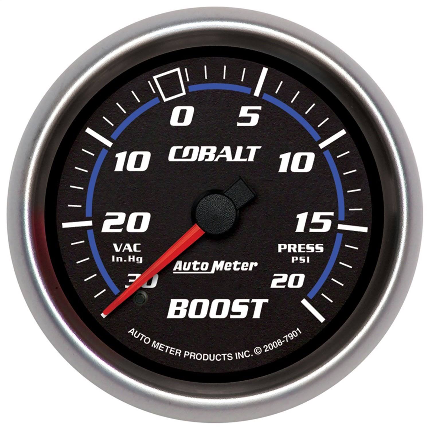Autometer 7901 Cobalt Mechanical Boost/Vacuum Gauge