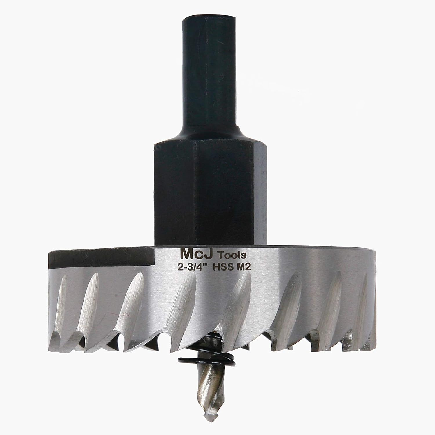 McJ Tools 2-3/4 Inch HSS M2 Drill Bit Hole Saw for Metal, Steel, Iron, Alloy, Ideal for Electricians, Plumbers, DIYs, Metal Professionals Pack of 2