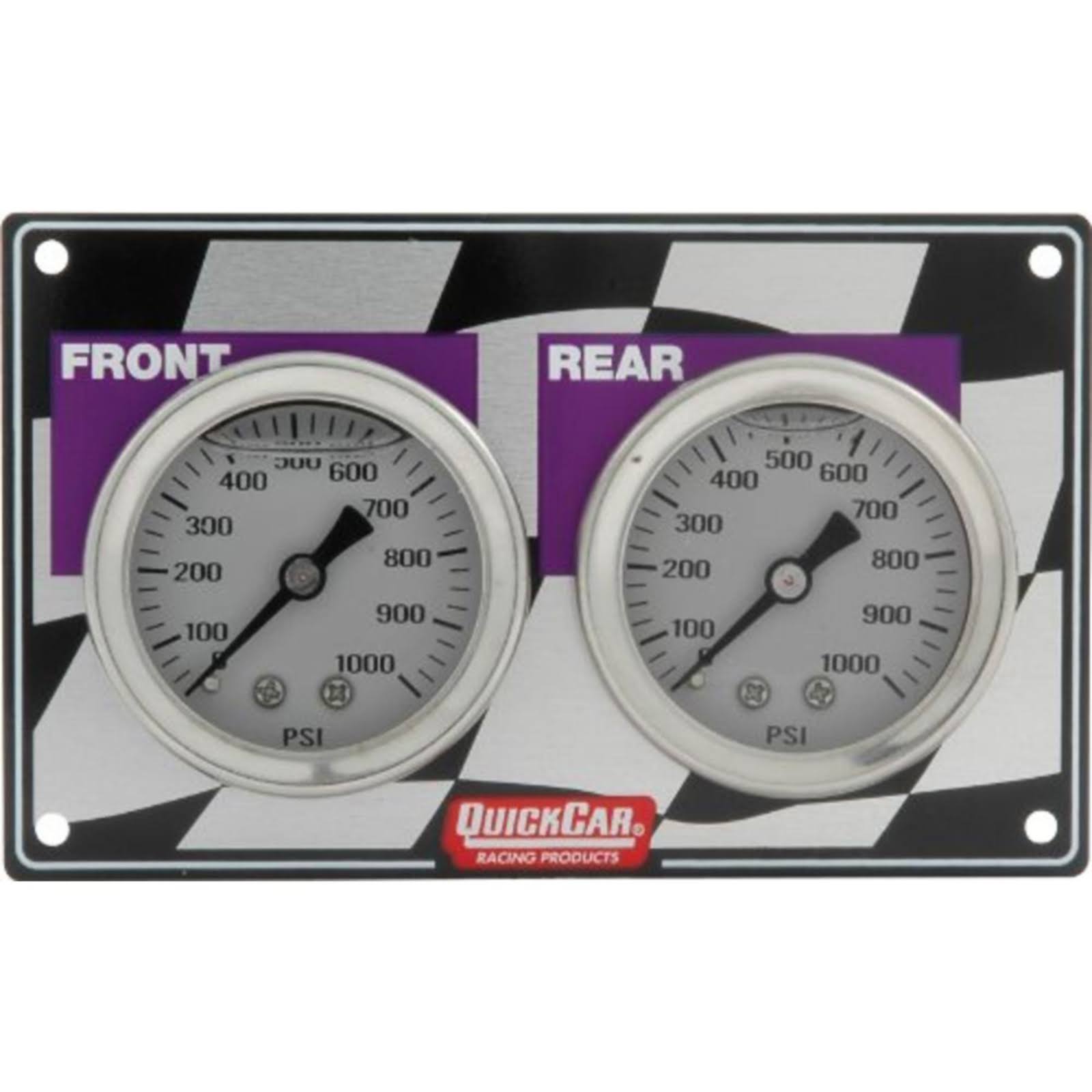 Quickcar Racing Products 61-103 Mini Brake Bias Gauge Panel Horizontal