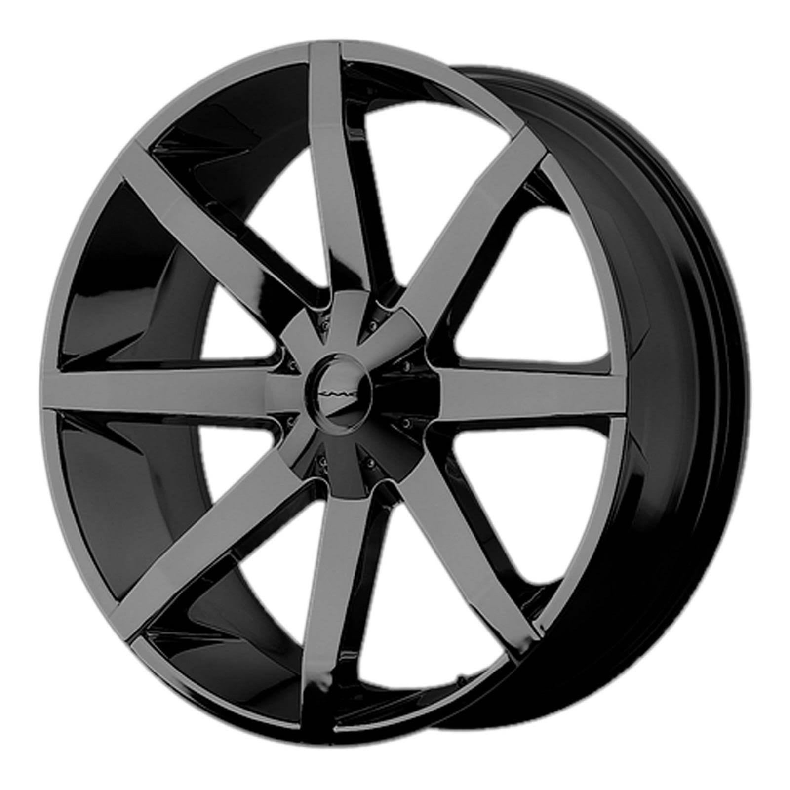KMC KM651 Slide Wheels in Gloss Black, KM65126086328