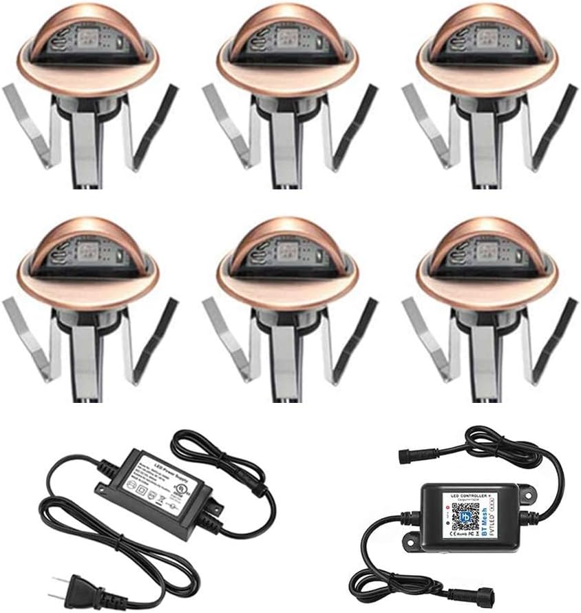 LED Step Lighting Kit, FVTLED 40pcs &Phi;1.38