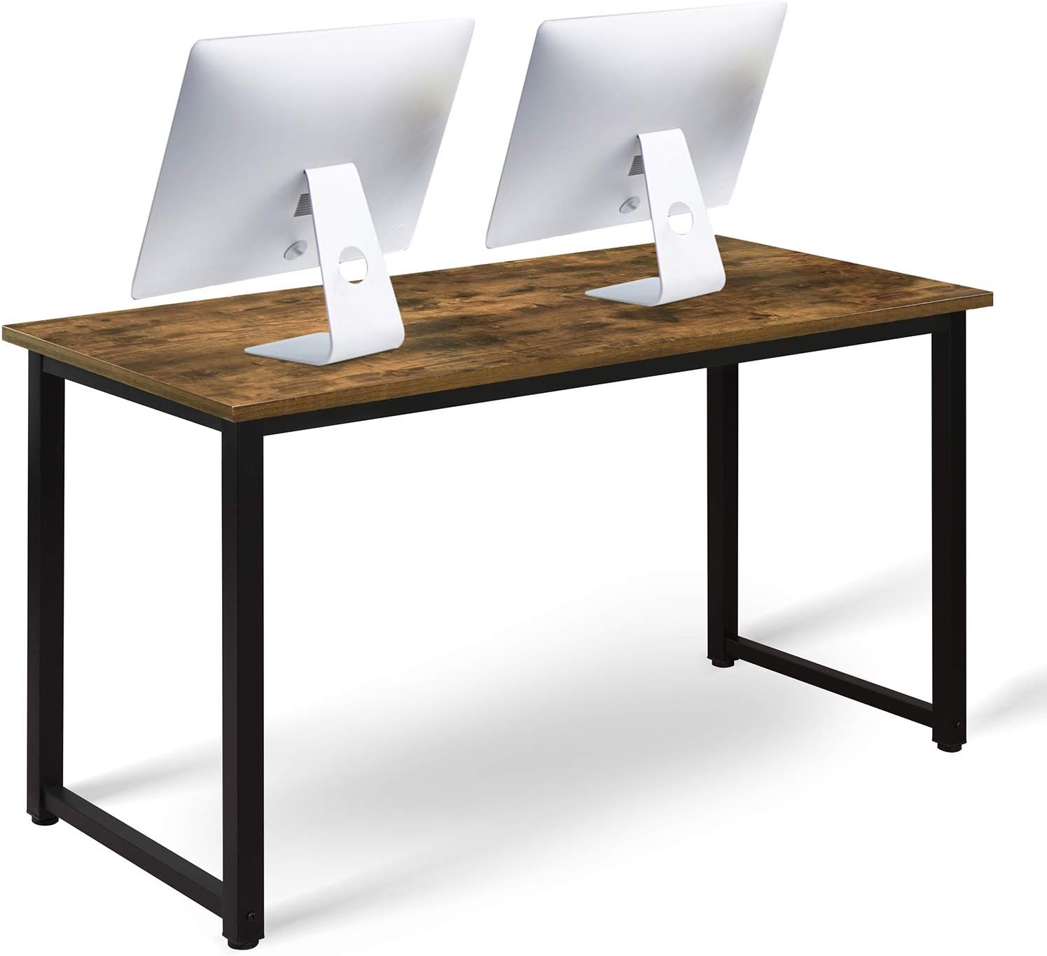 Writing Desk 55 Inch Desk Office Desk for Home Office Modern Simple Style Computer Desk Laptop Study Table Office Desk Workstation Fiddle Back Figure