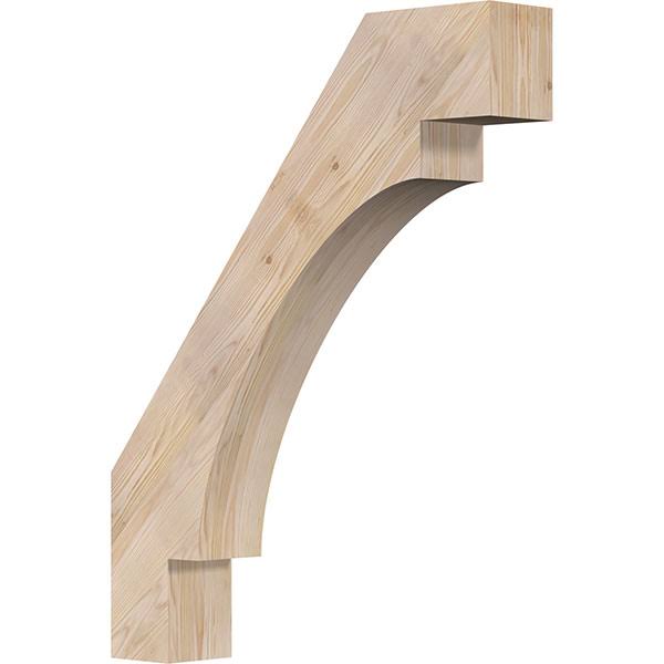 Ekena Millwork 5 1/2x22W x 30x22D x 38x22H Merced Smooth Brace, Douglas Fir