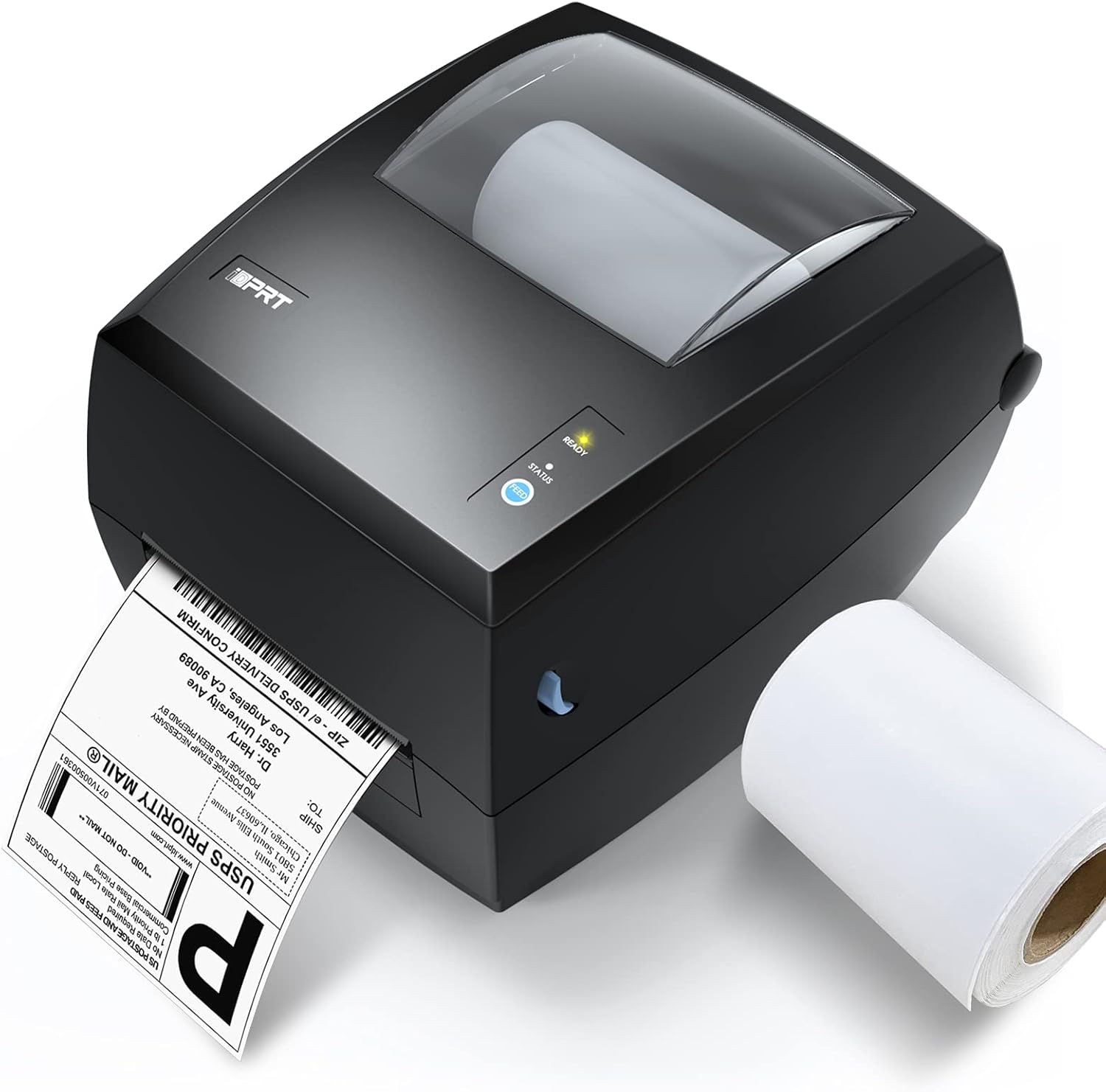 Thermal Label Printer-iDPRT SP420 Desktop Label Printer, 6 IPS 4X6 High-Speed Label Printer, Direct Thermal Label Printer, Thermal Printer for Windows&MAC System, Compatible with UPS, Amazon,Ebay,ect