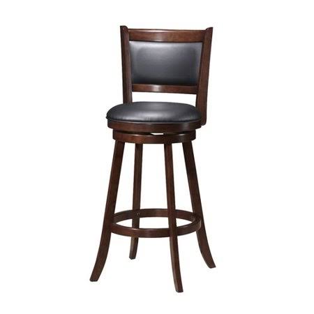 Red Barrel Studio Tuthill Wooden Swivel Bar Stool, Black