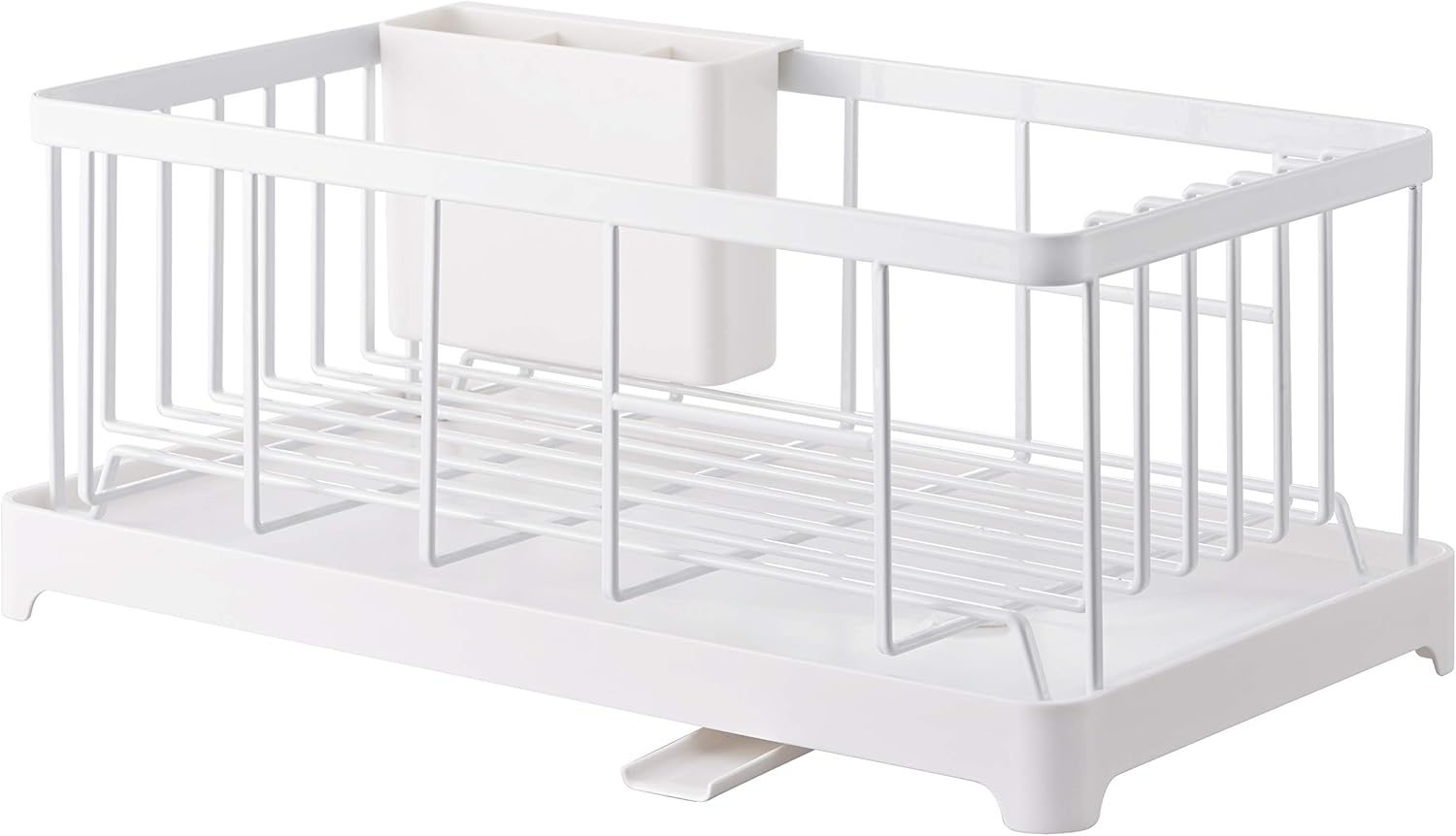 YAMAZAKI home 2875 Wire Dish Drainer Rack, One Size, White Pack of 2