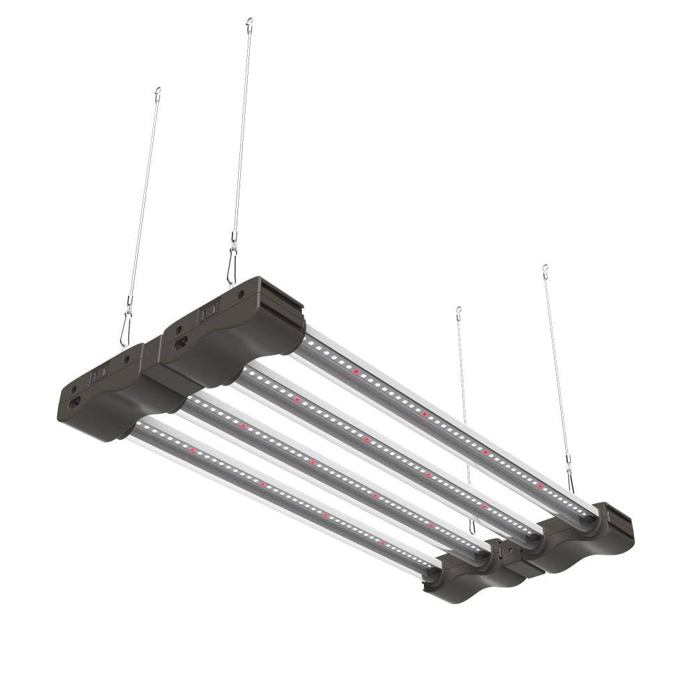 Dymond LED Grow Light 24-in Full Spectrum 5000K + 660nm Red Linkable (2 Pack) in Gray | GL24GRYA2