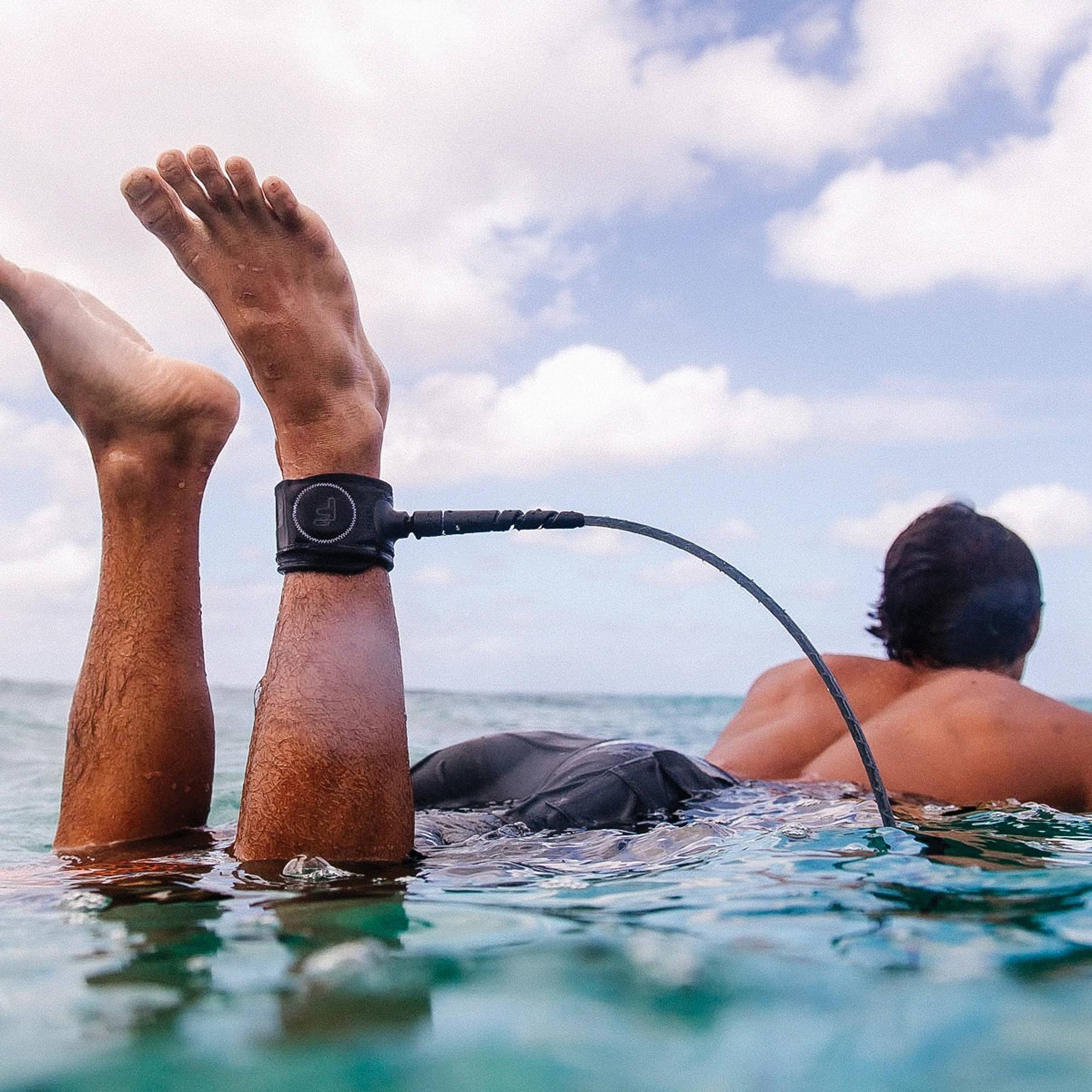 FCS Freedom Helix All Around Ankle Leash Blue-Black 9ft0in