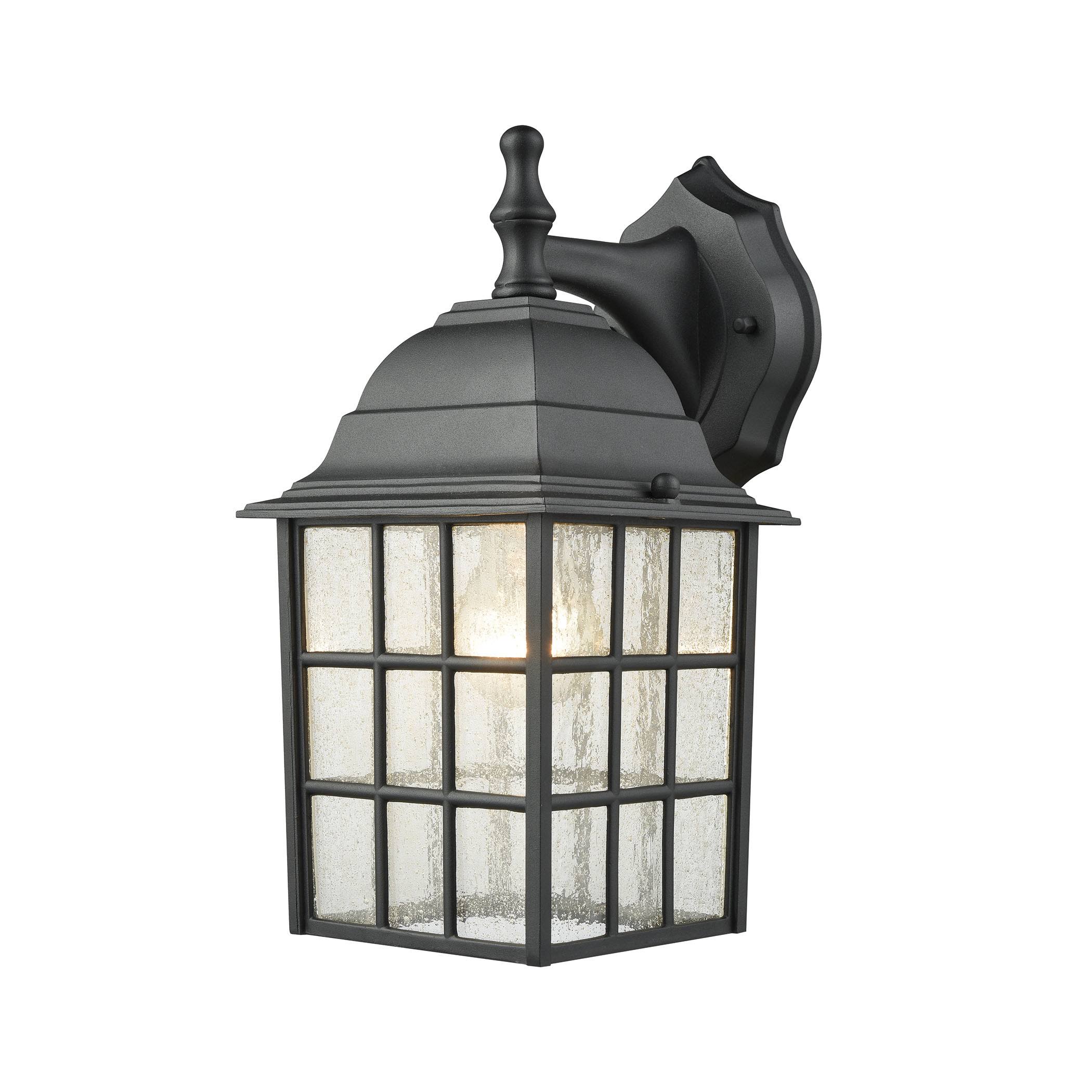 Thomas Lighting CE9261760 Holton 1-Light Outdoor Wall Sconce - Satin Black