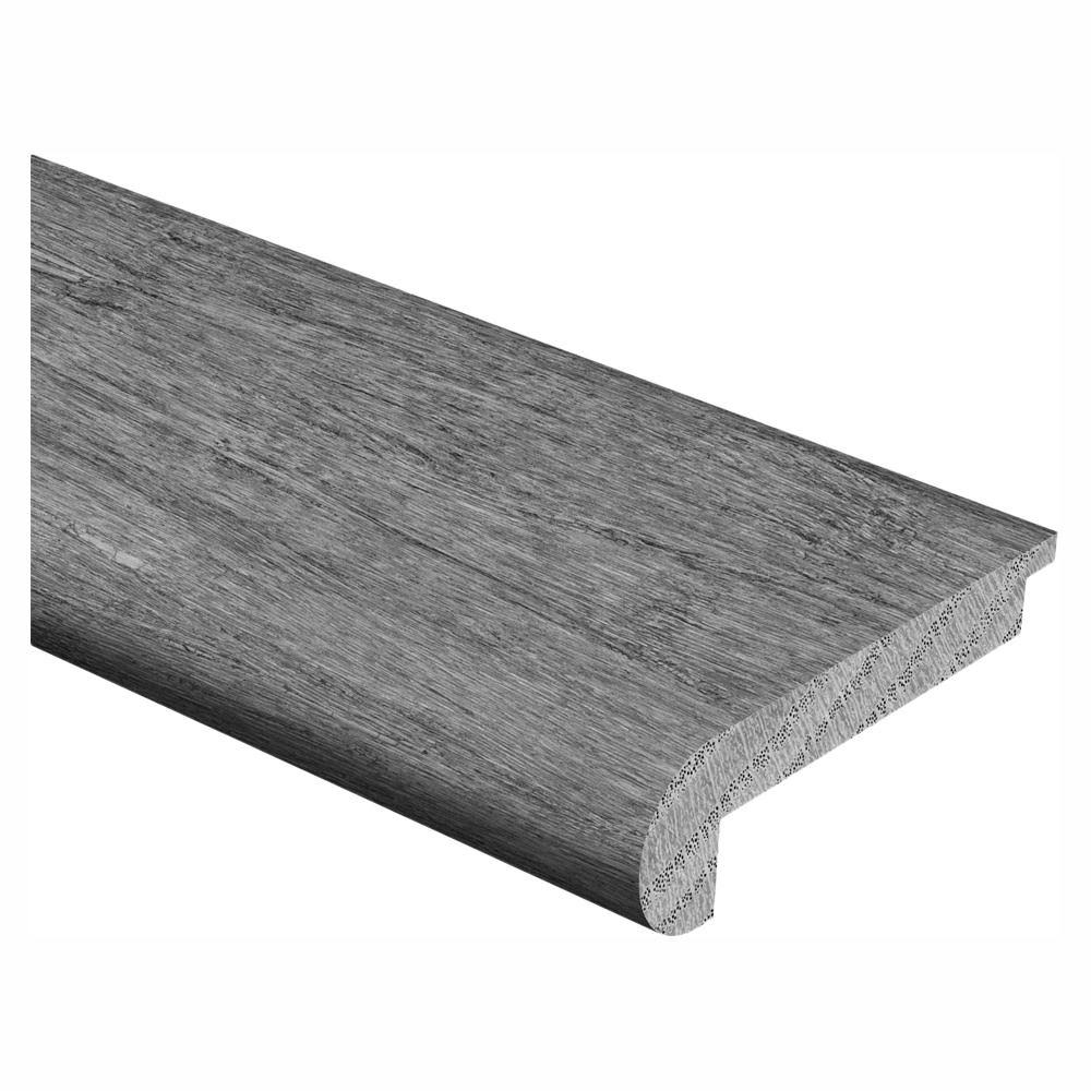 Zamma Anzo Acacia 1/2 in. Thick x 2-3/4 in. Wide x 94 in. Length Hardwood Stair Nose Molding Flush