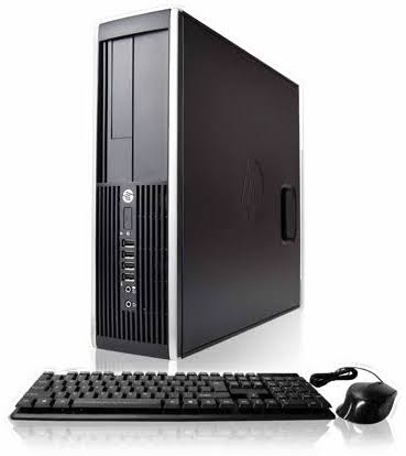 HP Desktop Computer 6305 Pro - SFF A4 Series A4-5300b, 4GB DDR3 1TB DVD, Windows 10 Home, Wifi, 1 Year Warranty, Black