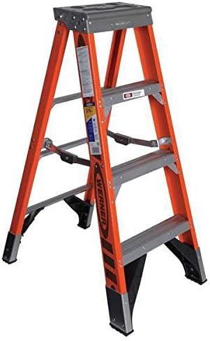 Stepladder A 7400 B Fiberglass C 375 lb. LC Pack of 2