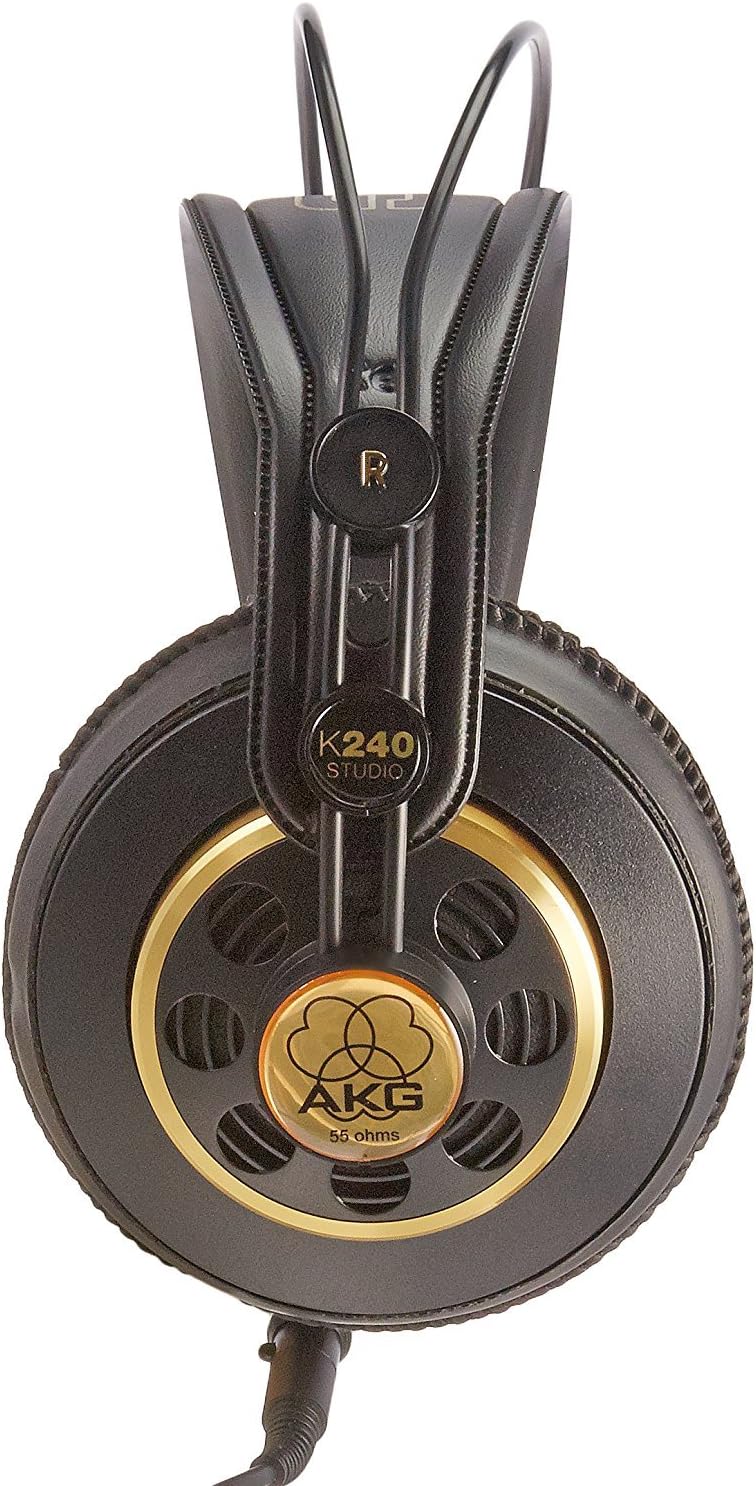 AKG Pro Audio K240 STUDIO Over-Ear, Semi-Open, Professional Studio Headphones Pack of 2