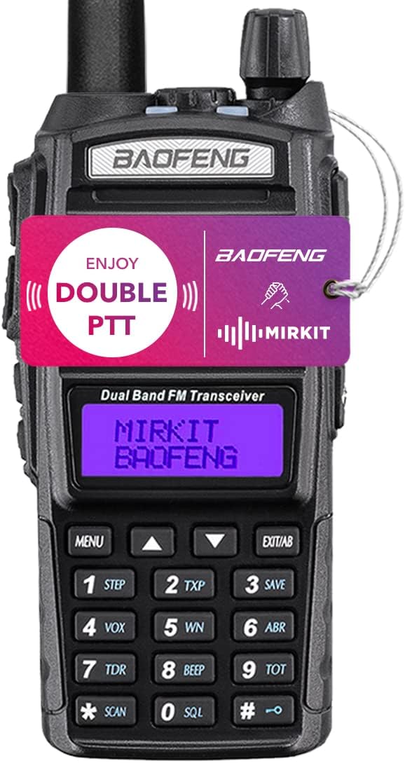 Mirkit Radio Baofeng UV-82 MK5 MP Max Power 8W 2800 mAh Li-Ion Battery Pack, Mirkit Edition