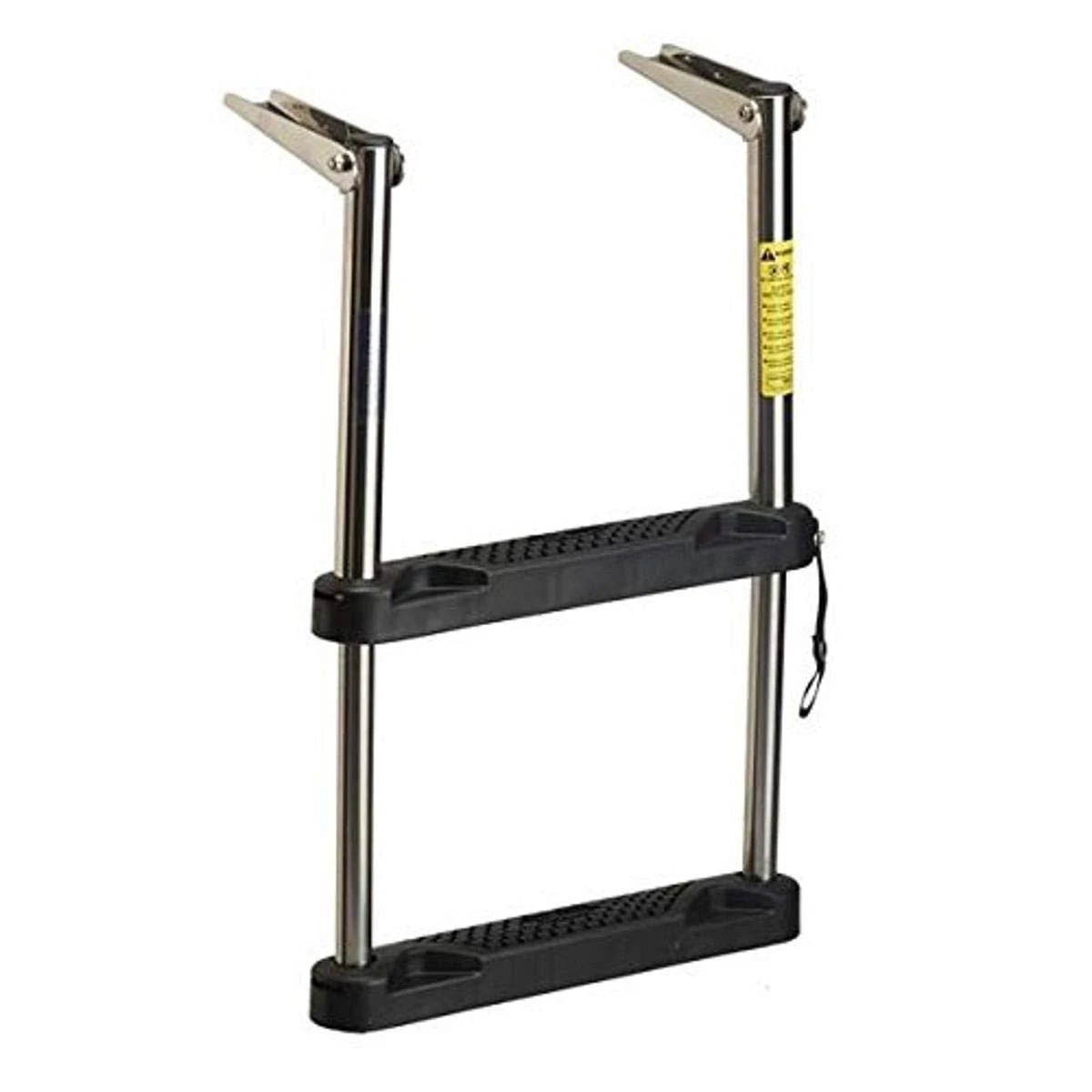 Garelick 19657:01 EEz-In Over-Platform Telescoping Ladder with Black Poly Steps - 4 Step