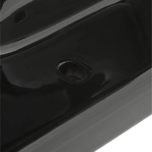 Glacier Bay 2-Piece 1.28 GPF High Efficiency Single Flush Round Front Toilet in Black