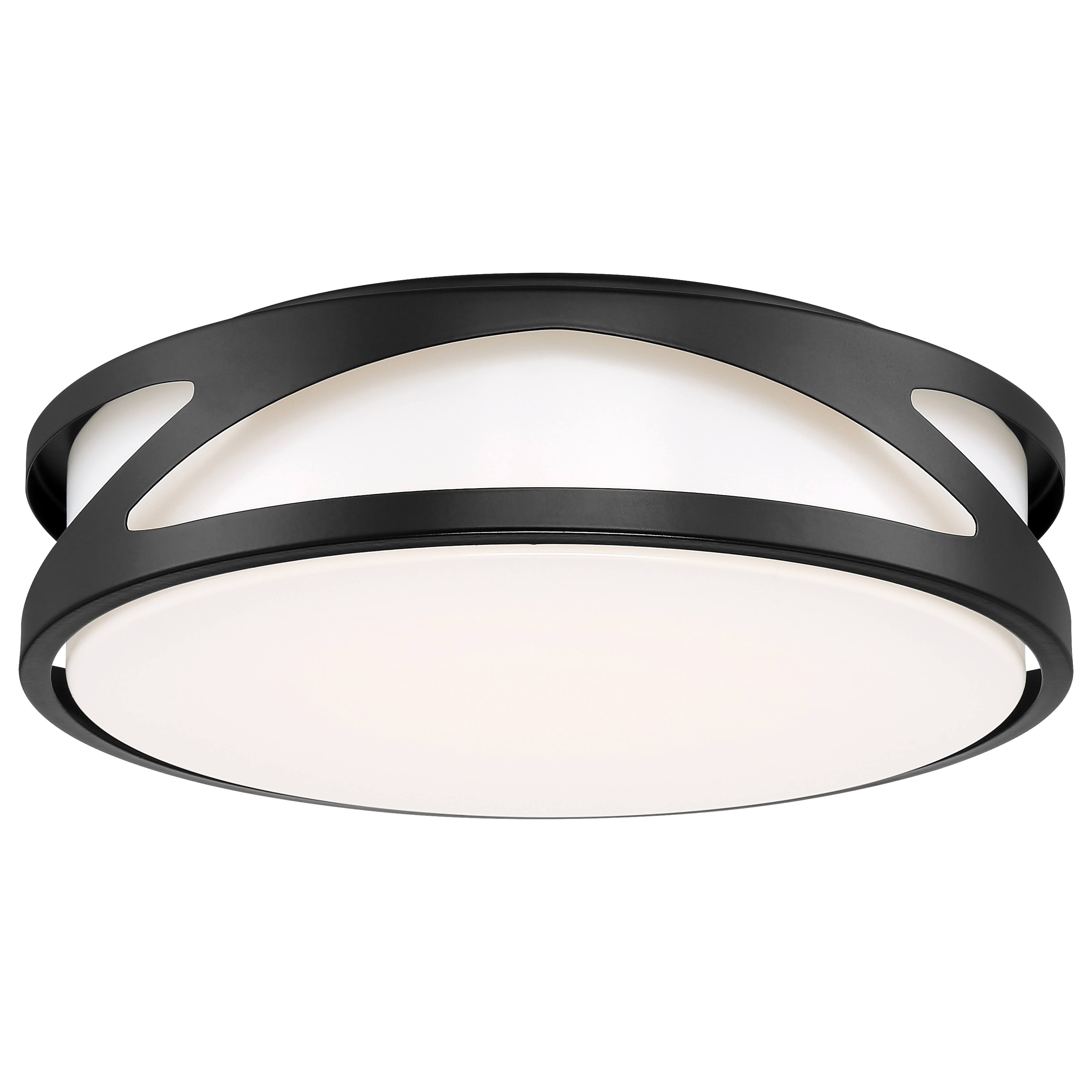 Access Lighting 49990LEDD-BL/ACR Lucia Black LED Flush Mount