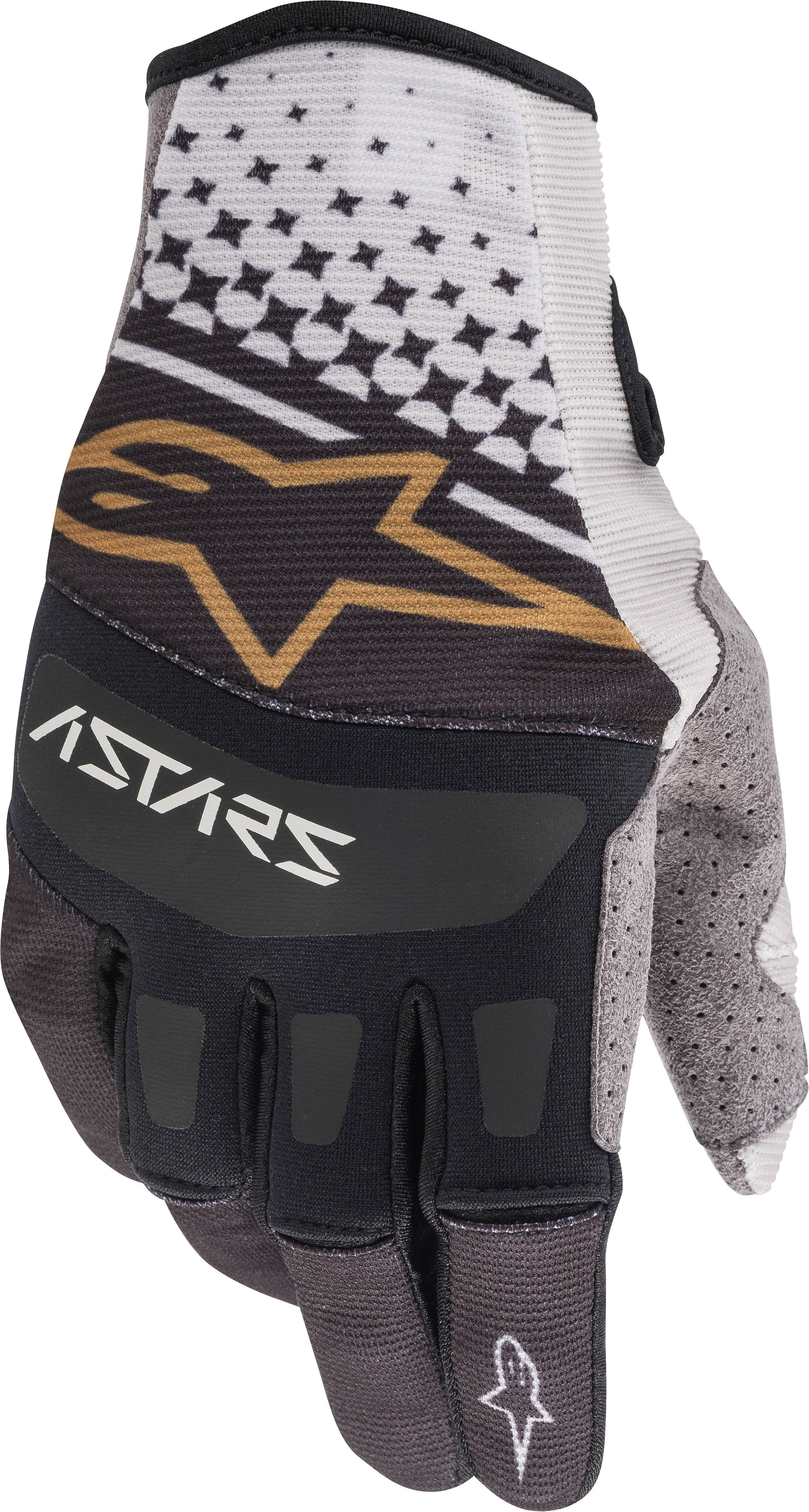 Alpinestars Techstar Motocross Gloves - Gray Black Copper