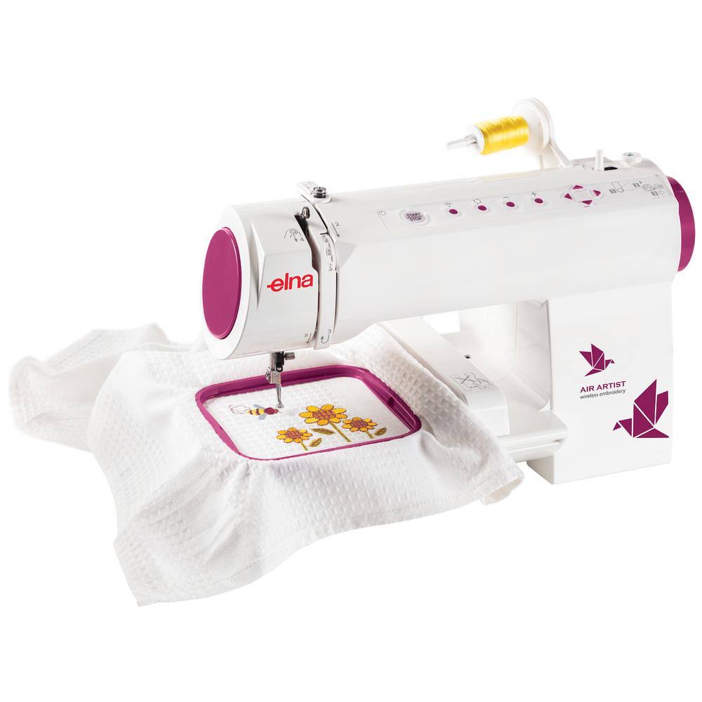 Elna Air Artist WiFi Enabled Embroidery Machine with 260 Built-In Designs and 12 Fonts