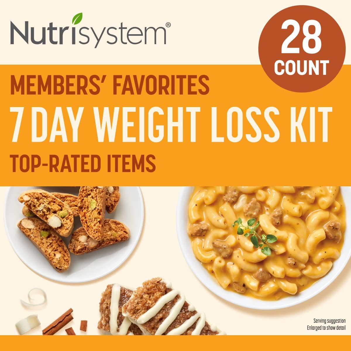 Nutrisystem® Members’ Favorites 7-Day Weight Loss Kit with 28 Delicious Meals & Snacks Pack of 2