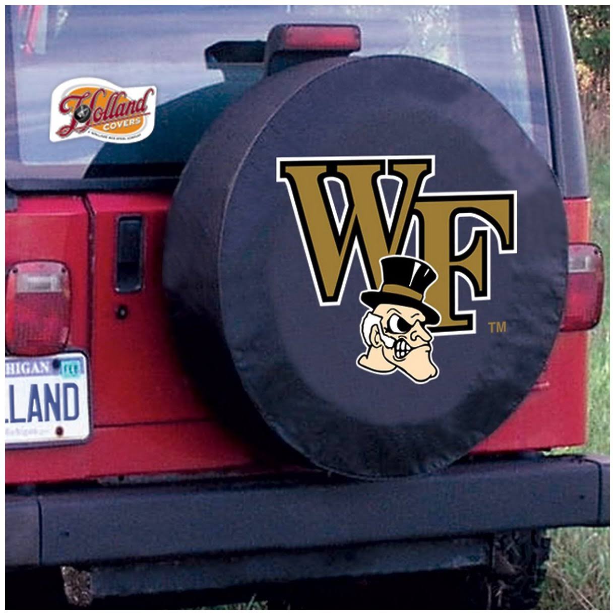 Holland Wake Forest University Tire Cover Black