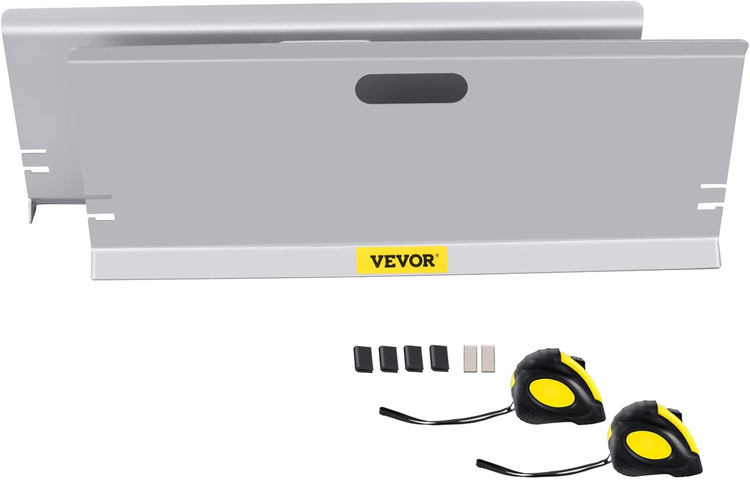 VEVOR Wheel Alignment Tool, Toe Plates without Probes, Aluminum Alloy Toe Alignment Plates, Double 16ft Tape Measures Alignment Tools Automotive, Wheel Alignment Tool Gauge Camber Caster Pack of 2