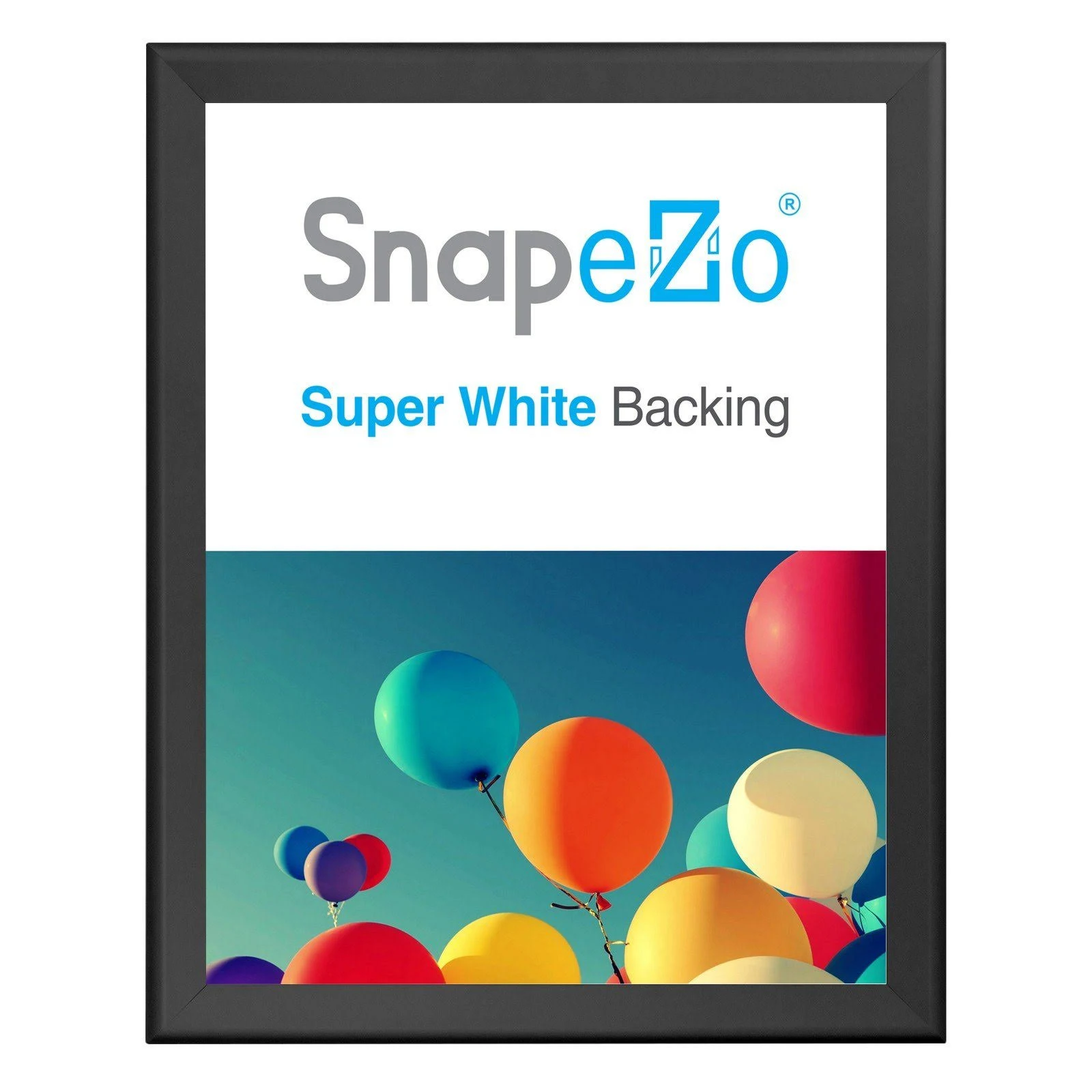 30x40 Black SnapeZo Return Snap Frame - 1.7x22 Profile