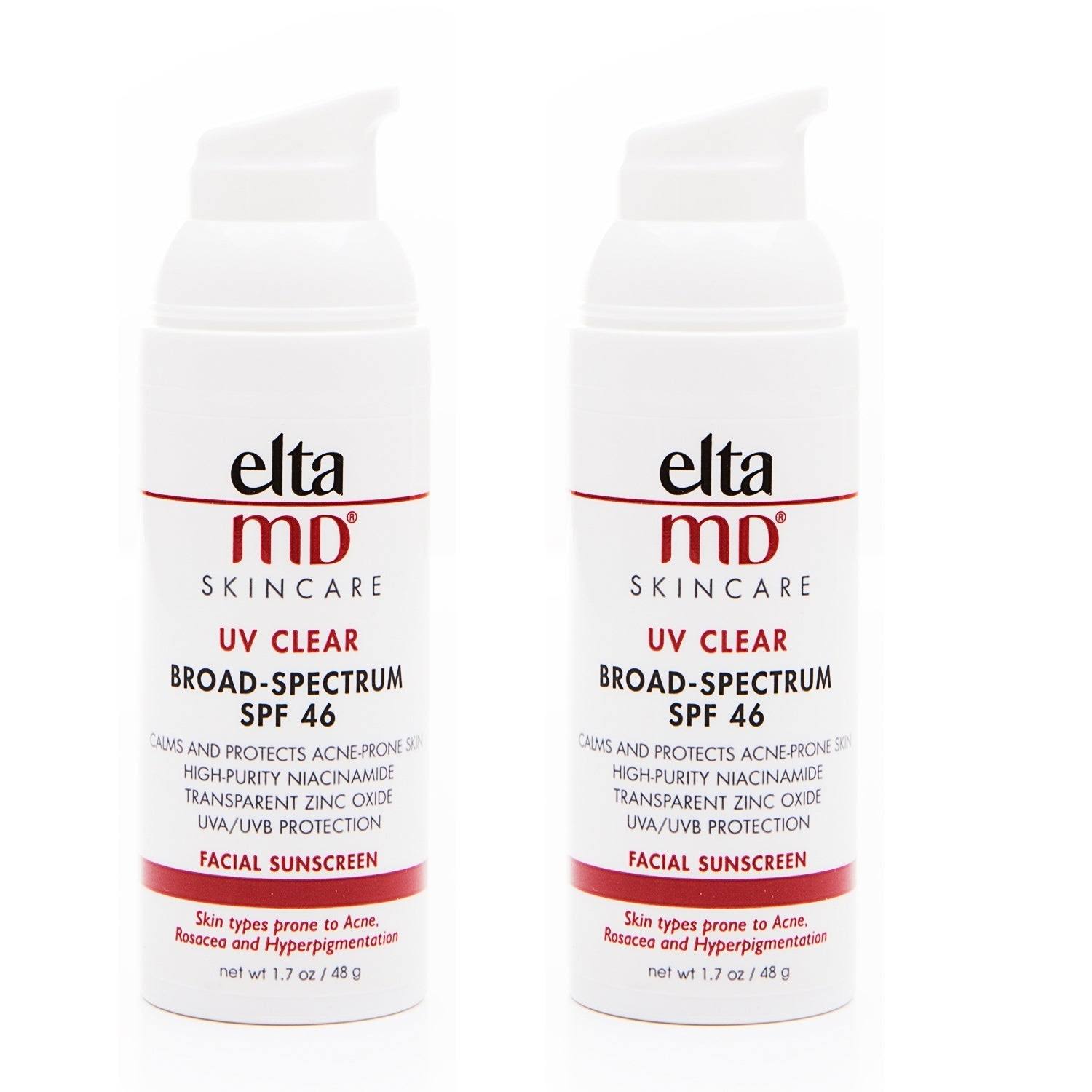 Elta MD UV Clear SPF 46 1.7 oz. - Two Pack