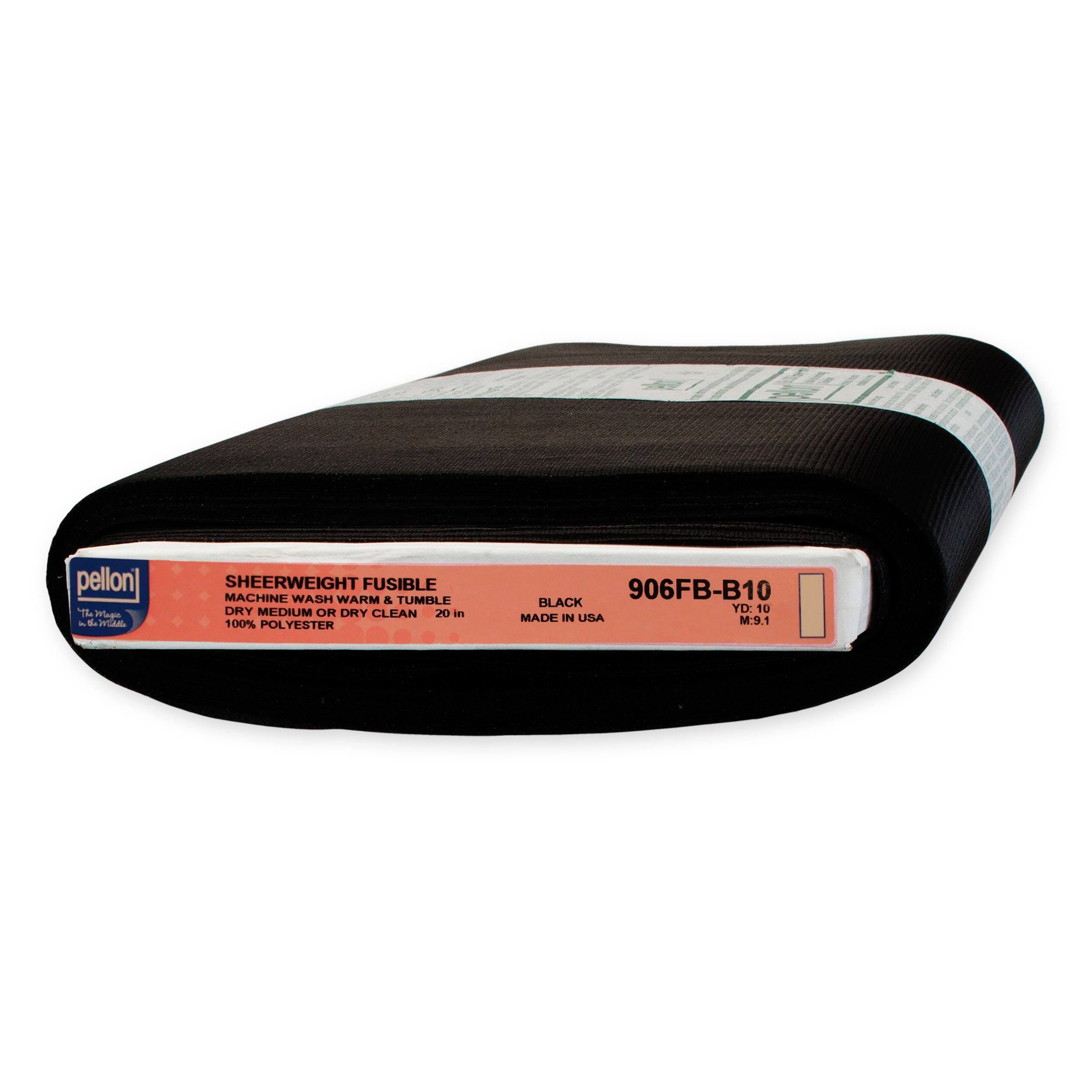 Pellon Interfacing Sheerweight Fusible 20 in. x 30 yd Black