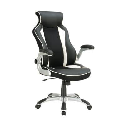 Coaster Company Black/White High-Back Office Chair